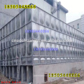 Long lifetime HDG carbon steel panel sectional water storage tank for hotel